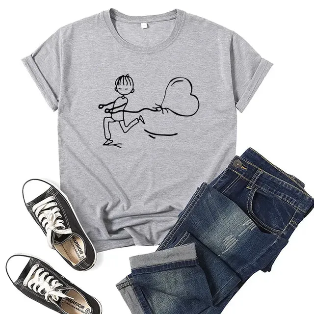 Balloons Cute Couple Shirts