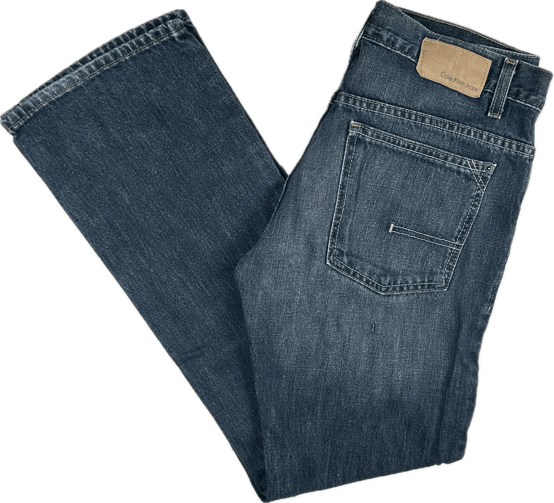 Calvin Klein Mens 'Bootcut' Jeans  -Size 30