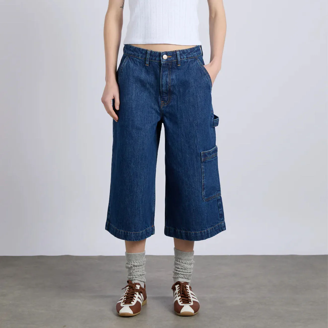Damson Madder Iza Culotte Texas Wash