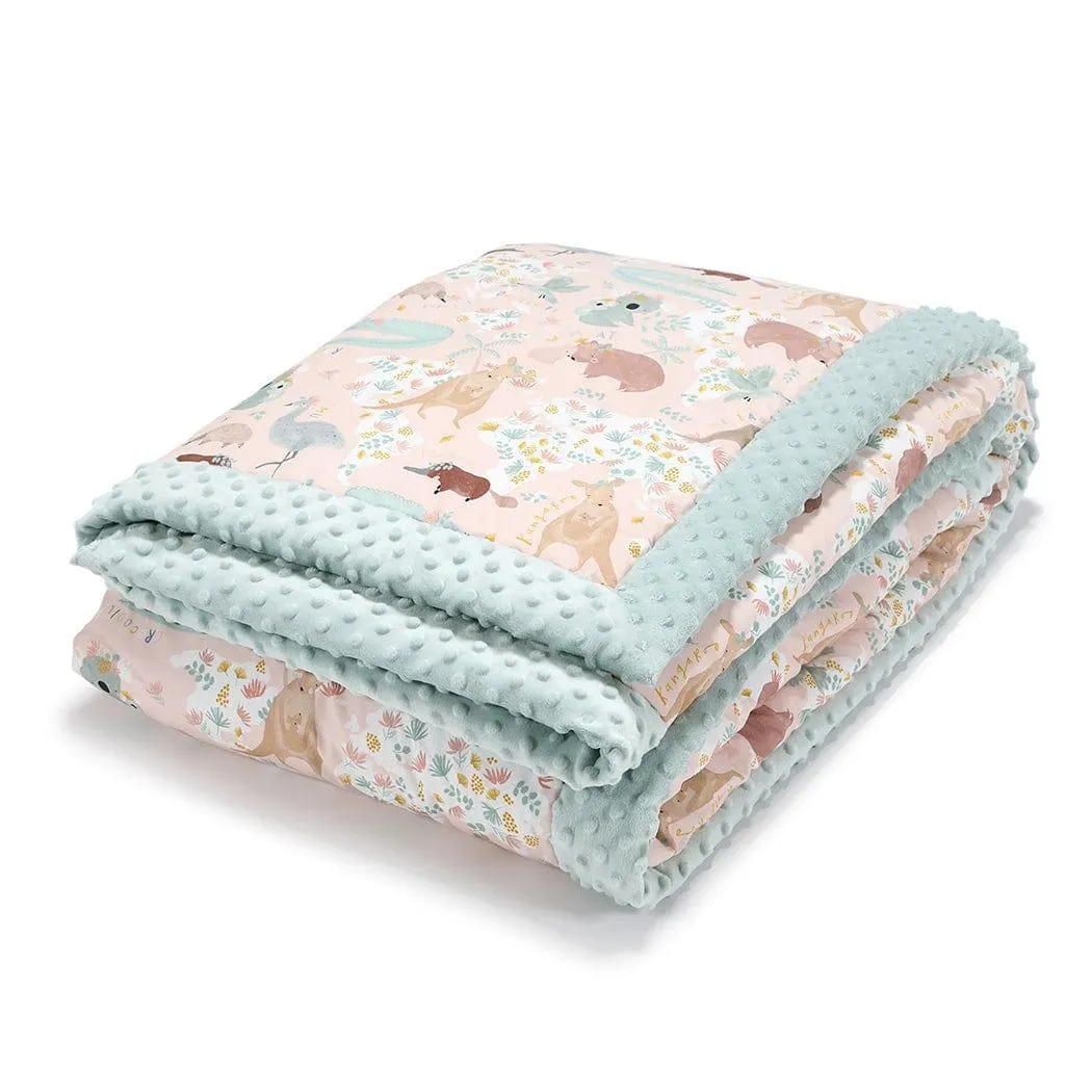 La Millou Adult Blanket XL 140cm x 200cm Dundee Friends Pink | Smoke Mint