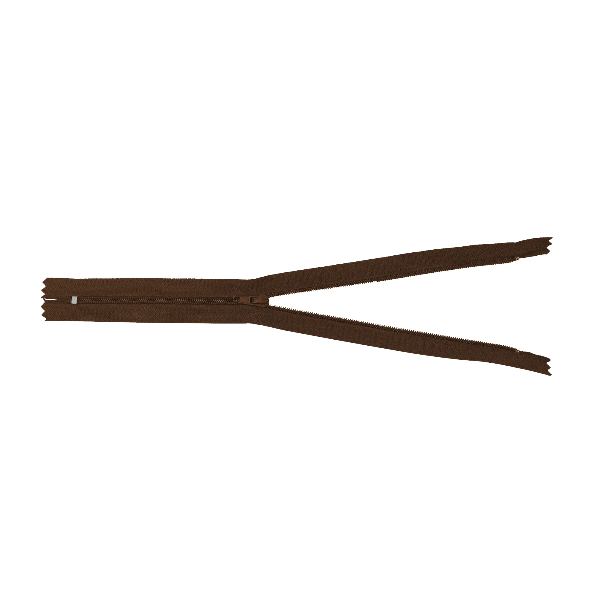 Mandala Crafts Dark Brown Nylon Zippers for Sewing Zipper in Bulk -  Dark Brown Zippers Sewing Supplies - Dark Brown Sewing Zippers for Tailor Zipper Replacement