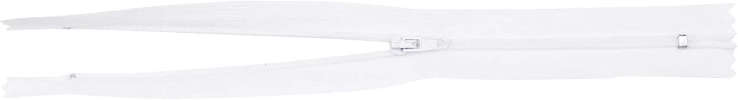 Mandala Crafts White Nylon Zippers for Sewing - Assorted Lengths in Bulk - Sewing Supplies for Tailor Zipper Replacement