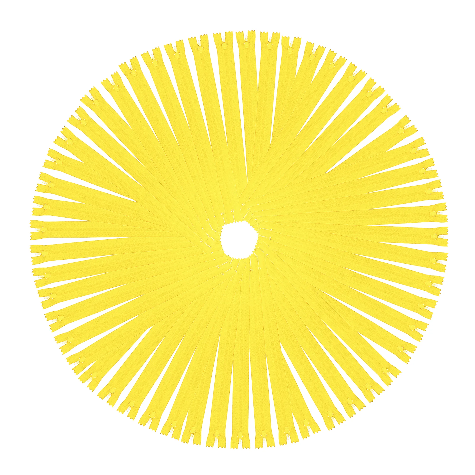 Mandala Crafts Yellow Nylon Zippers for Sewing Zipper in Bulk -  Yellow Zippers Sewing Supplies - Yellow Sewing Zippers for Tailor Zipper Replacement