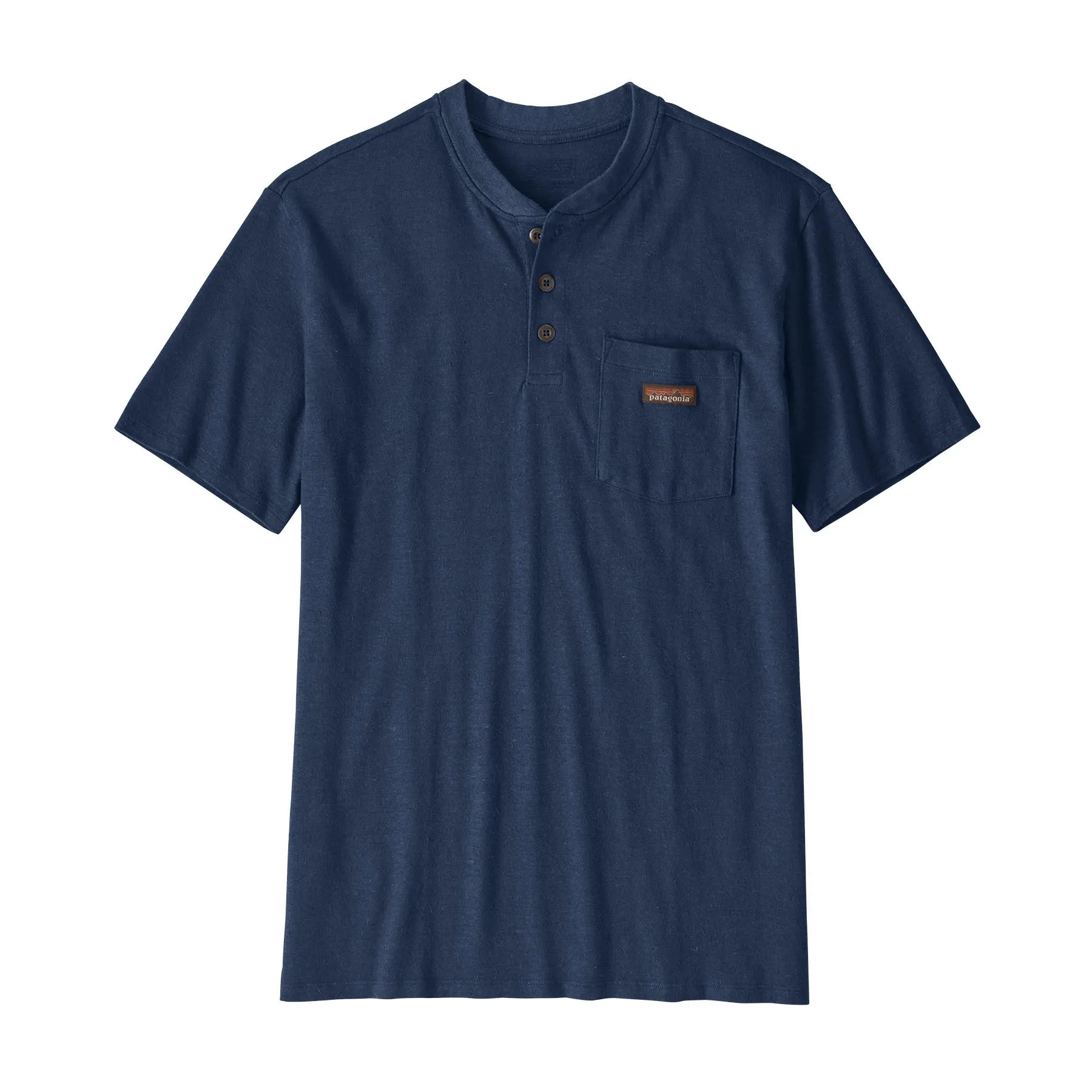 Men's Work Henley Pocket Tee