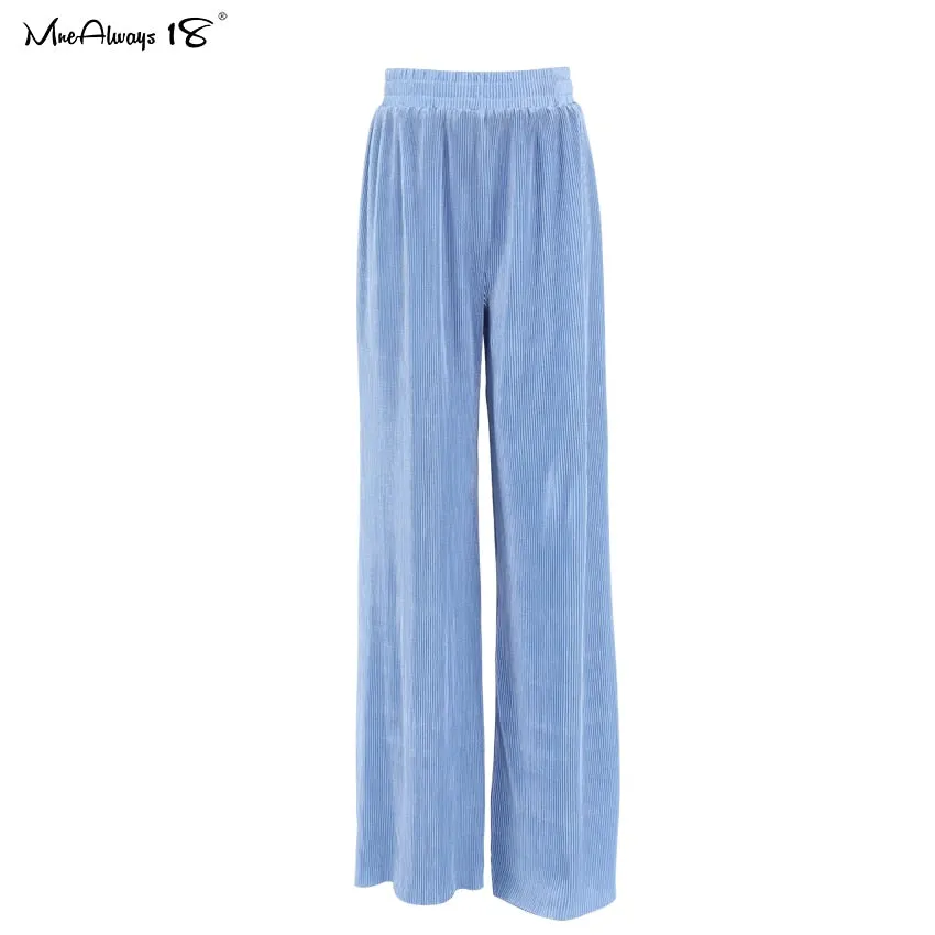 Mnealways18 Beige Pleated Wide Leg Pants Womens Pants Fashion 2023 Casual Loose Trousers