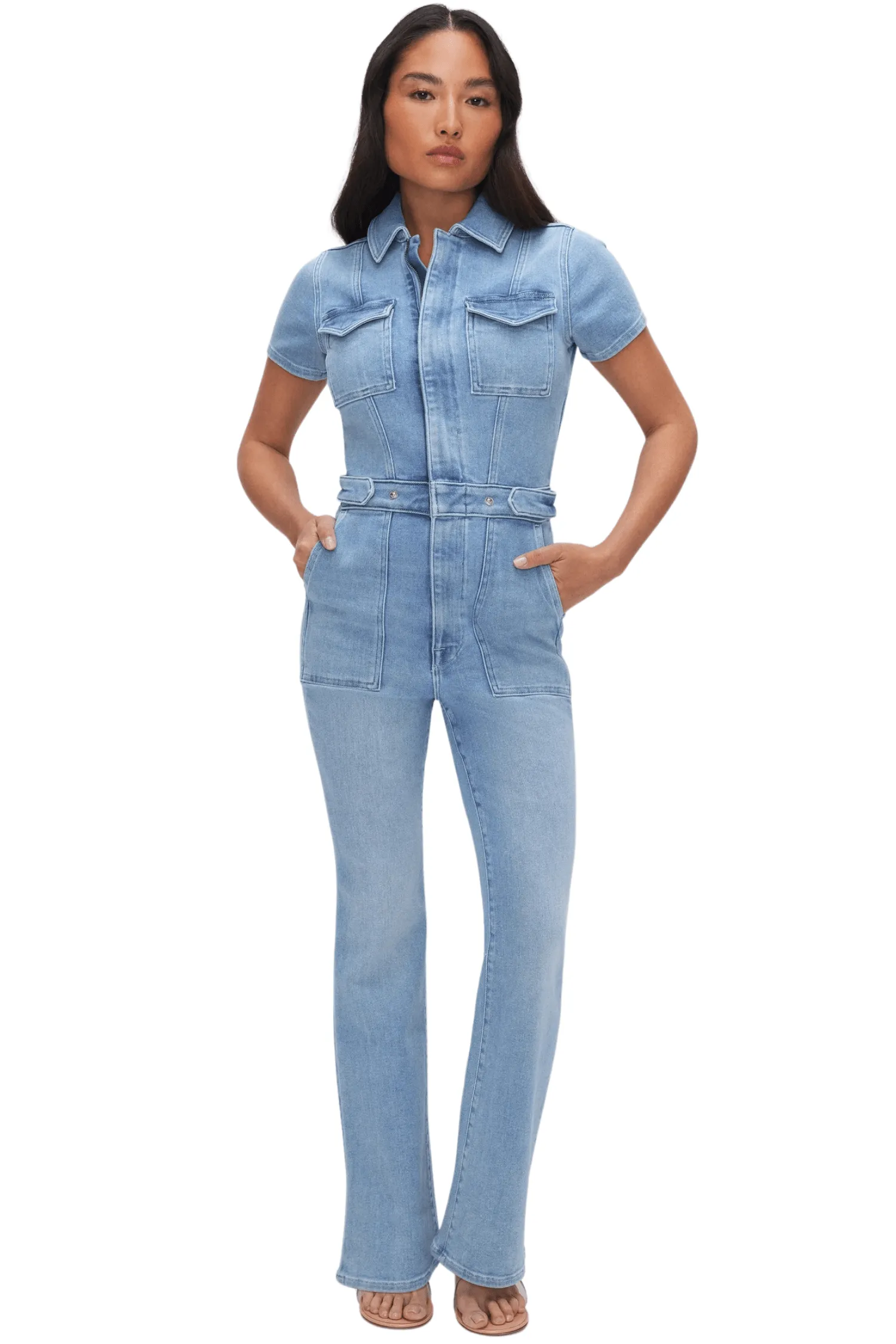 Petite Fit For Success Bootcut Jumpsuit