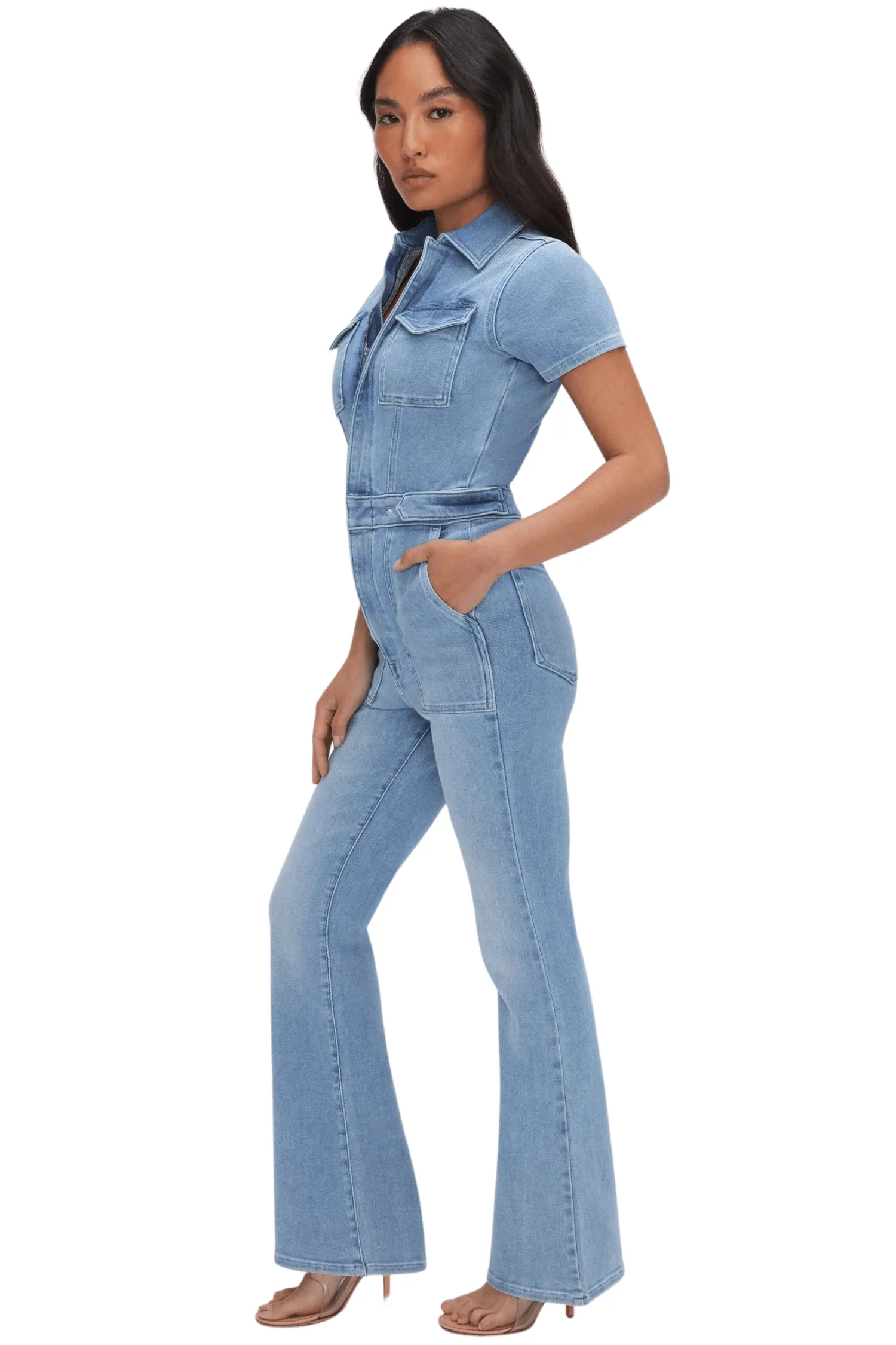 Petite Fit For Success Bootcut Jumpsuit