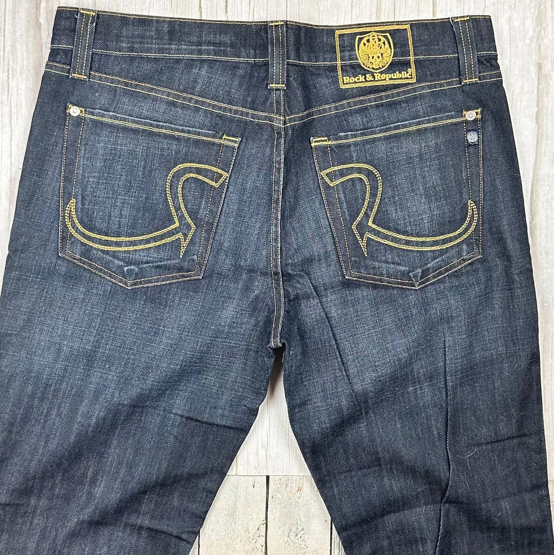 Rock & Republic Mens 'Henlee' Bootcut Jeans- Size 38