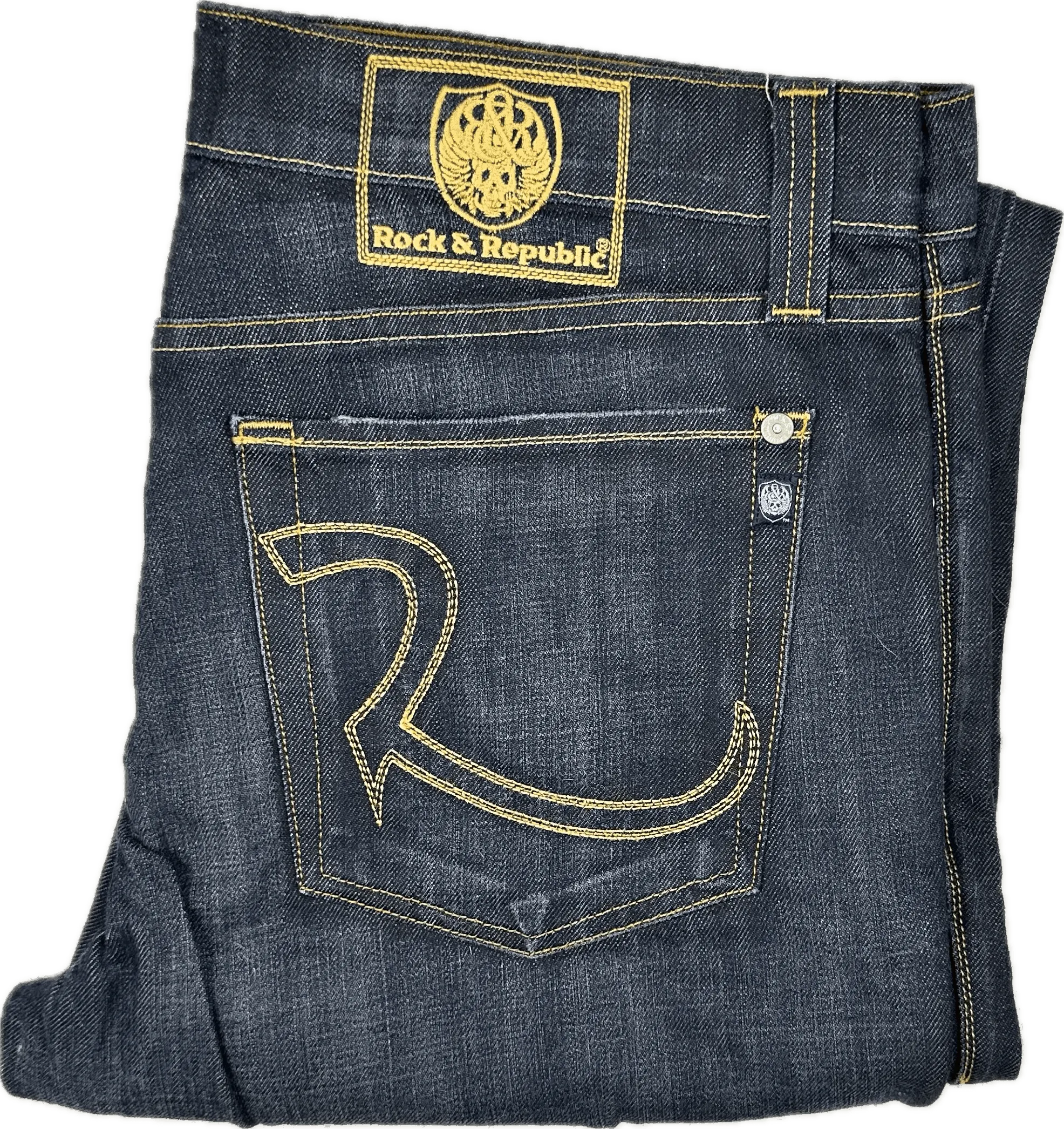 Rock & Republic Mens 'Henlee' Bootcut Jeans- Size 38